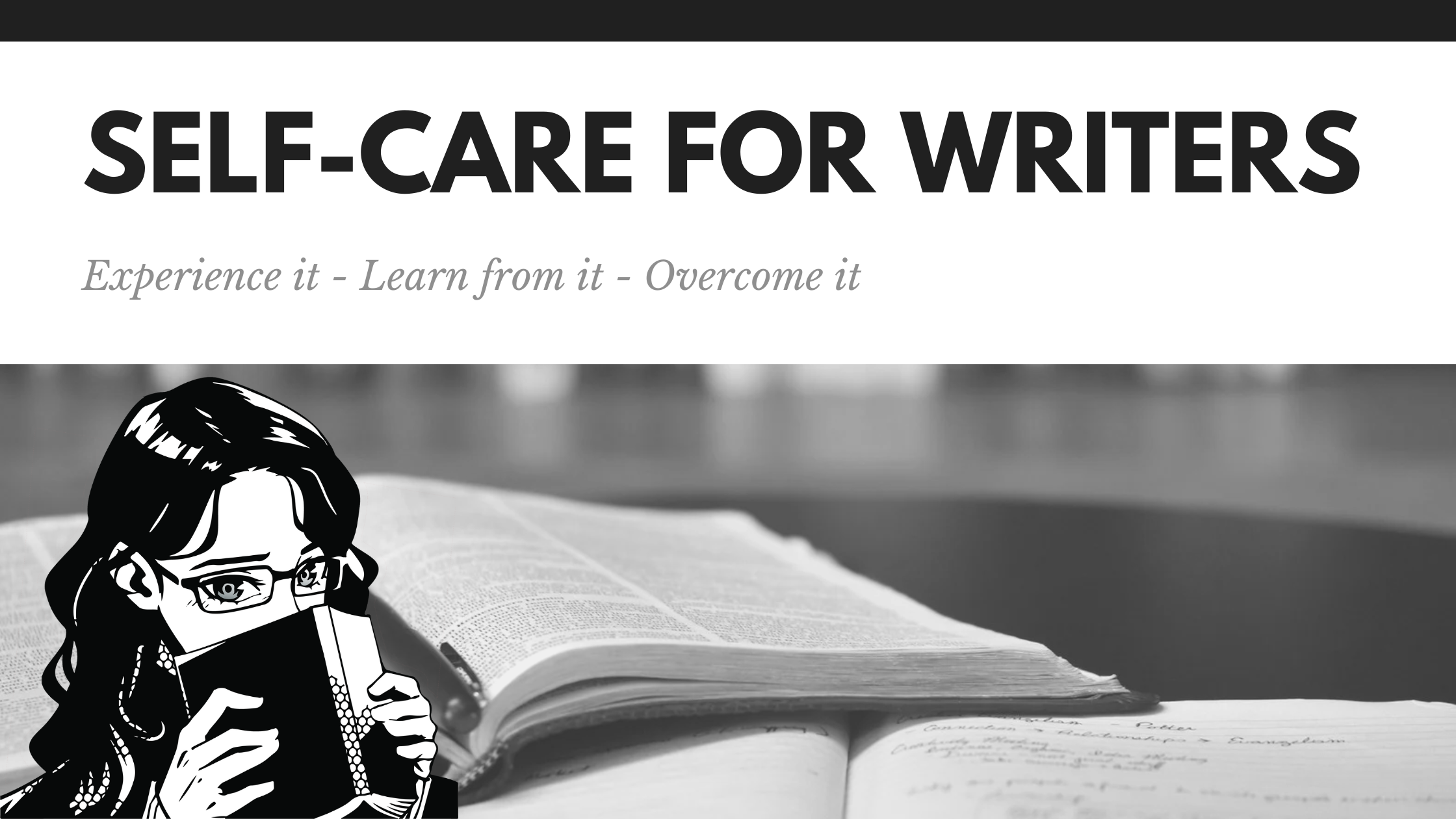 Self-Care for writers blog post image